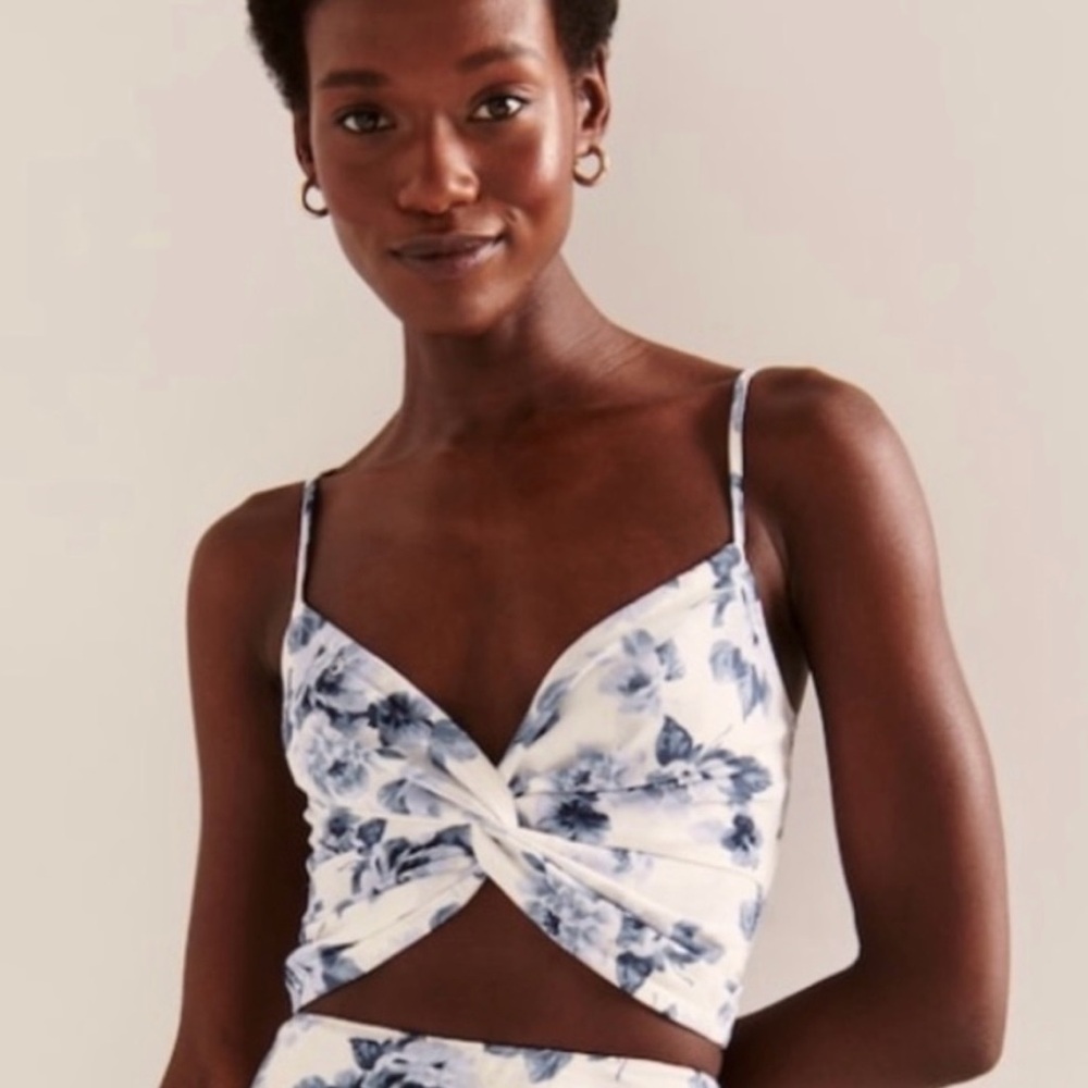 Abercrombie Floral Tank Top